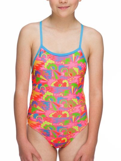 Costum inot Maru Happy Days Pacer Aero Back, de antrenament sau agrement marimea 140 cm