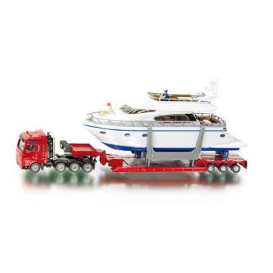 Heavy Haulage Transporter with Yacht 1:87