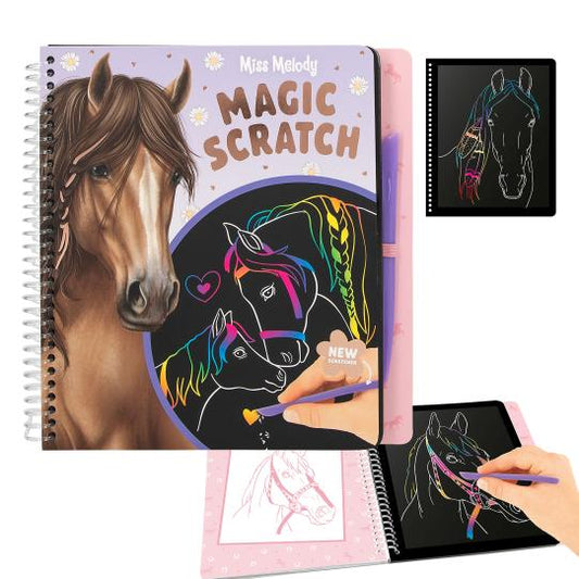 Miss Melody Carte Scratch Magic