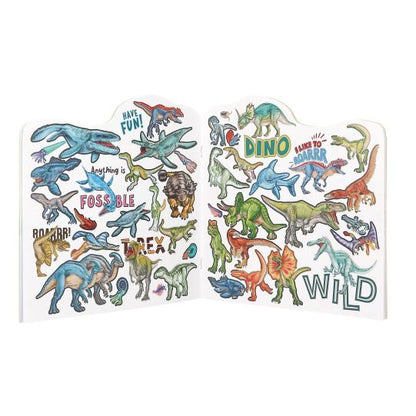 Dino World Carte de Colorat Figural