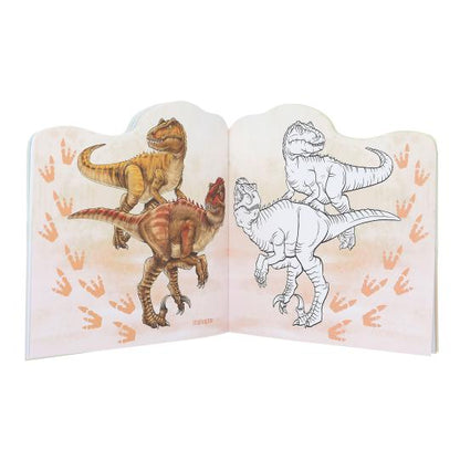 Dino World Carte de Colorat Figural