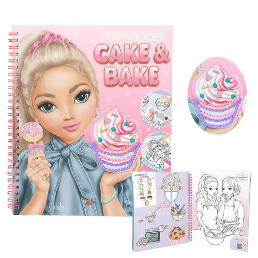 TOPModel Carte Creativitate cu Paiete Cake&Bake