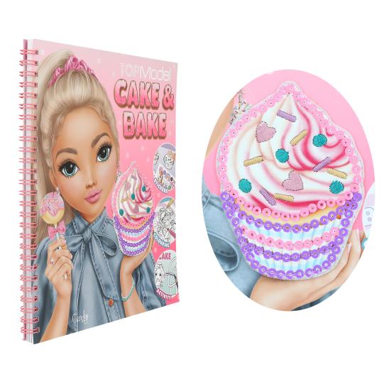 TOPModel Carte Creativitate cu Paiete Cake&Bake