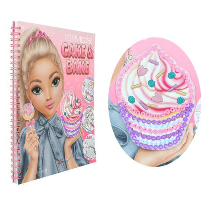 TOPModel Carte Creativitate cu Paiete Cake&Bake