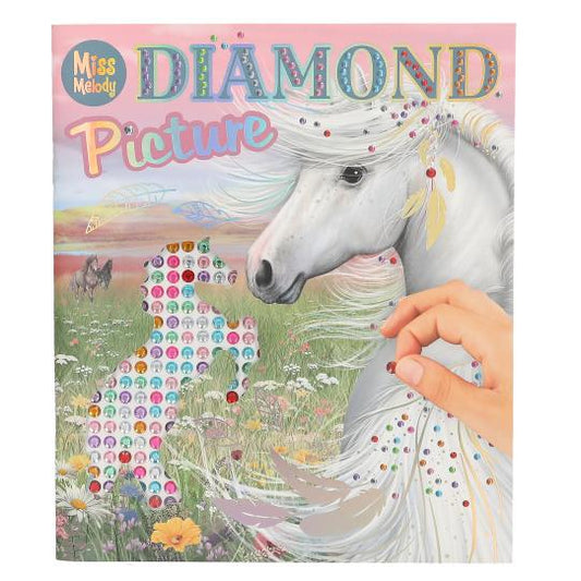 Miss Melody Carte Creativitate Diamant cu Stickere