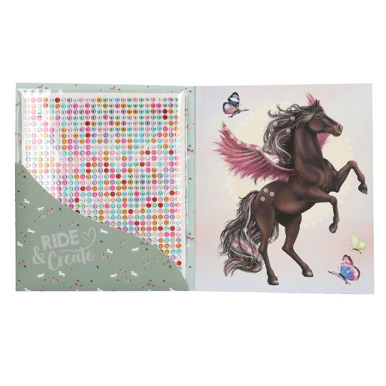 Miss Melody Carte Creativitate Diamant cu Stickere