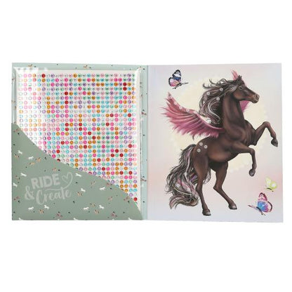 Miss Melody Carte Creativitate Diamant cu Stickere