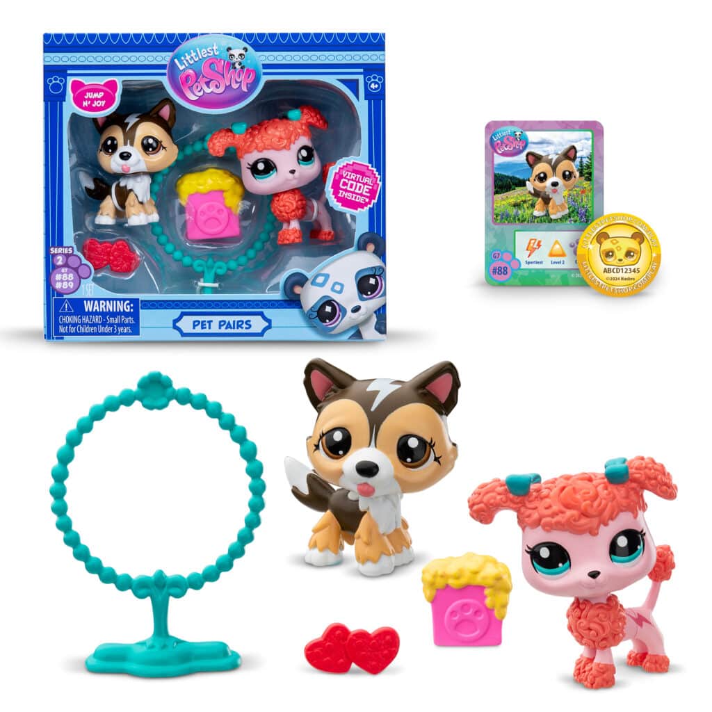 Littlest Pet Shop seria 2, Set 2 Animalute -  Jump N'Joy