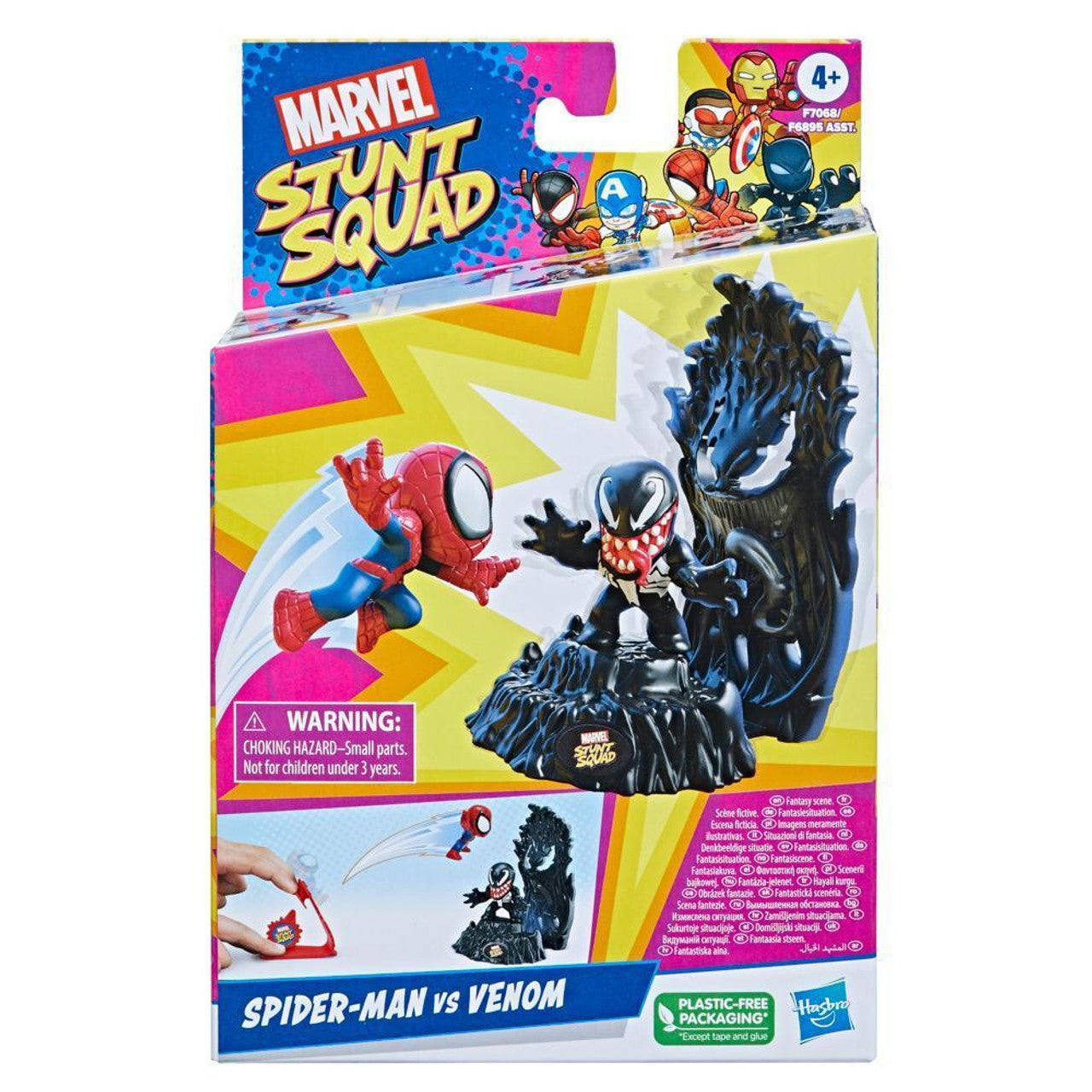 Set 2 figurine Marvel Stunt Squad - Spider-Man vs Venom