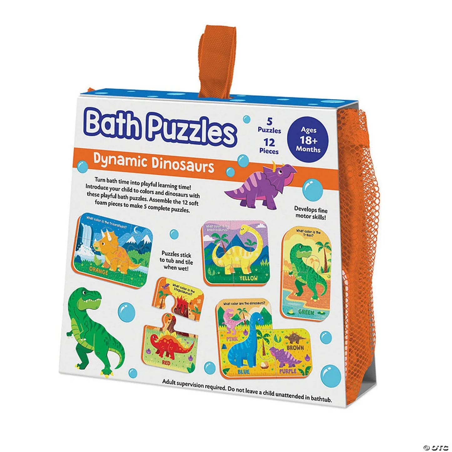 Puzzle De Baie Pentru Bebelusi, Dinozaurii Rapizi