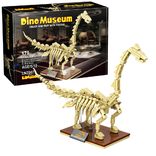 Blocuri de constructie fosile, Muzeul Dino, Brachiosaurus, 179 piese
