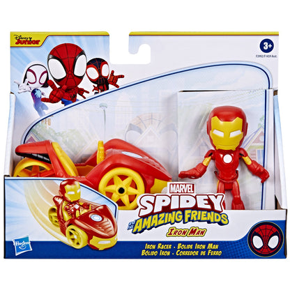 Figurina Spidey si Prietenii Extraordinari - Iron Man cu masina