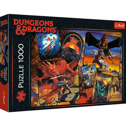 Puzzle 1000 piese - Originea Dungeons & Dragons