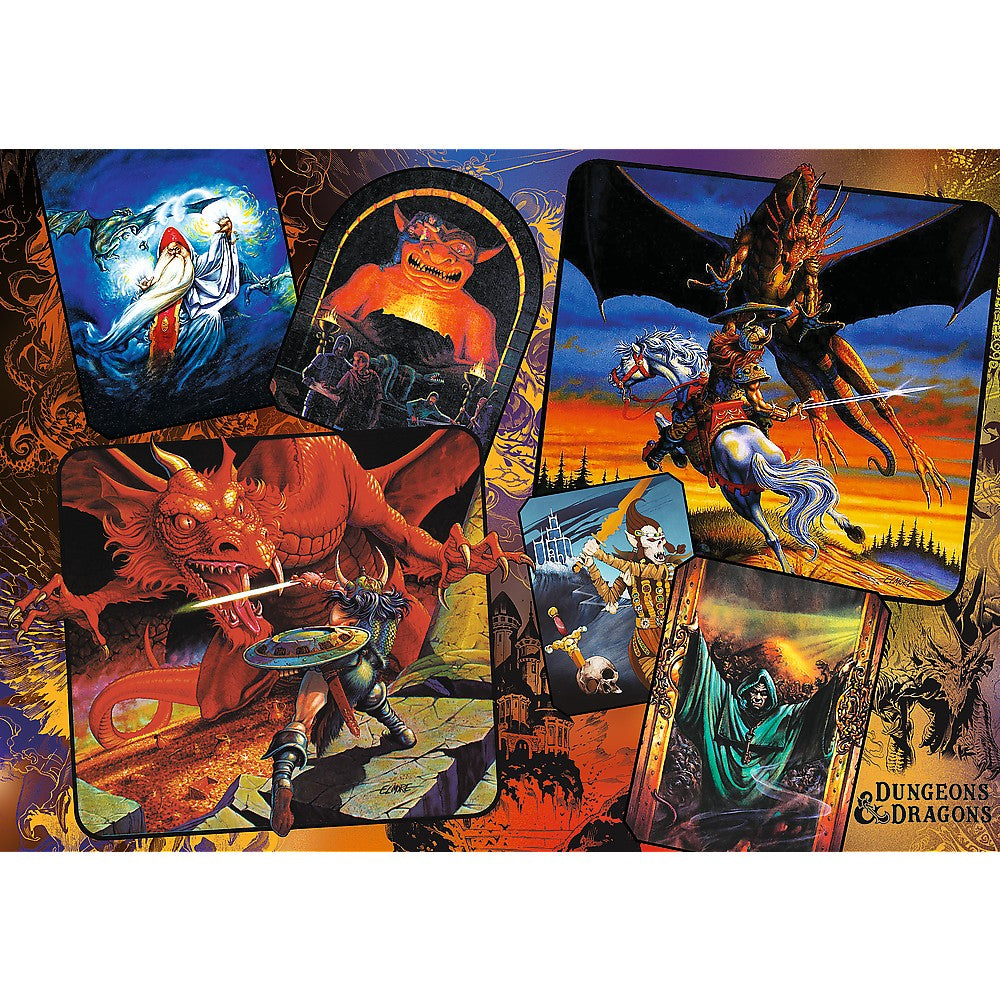 Puzzle 1000 piese - Originea Dungeons & Dragons