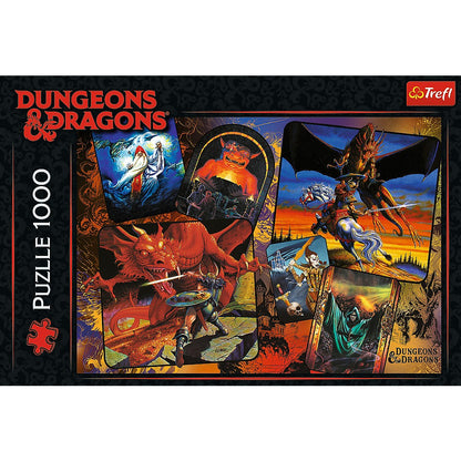 Puzzle 1000 piese - Originea Dungeons & Dragons