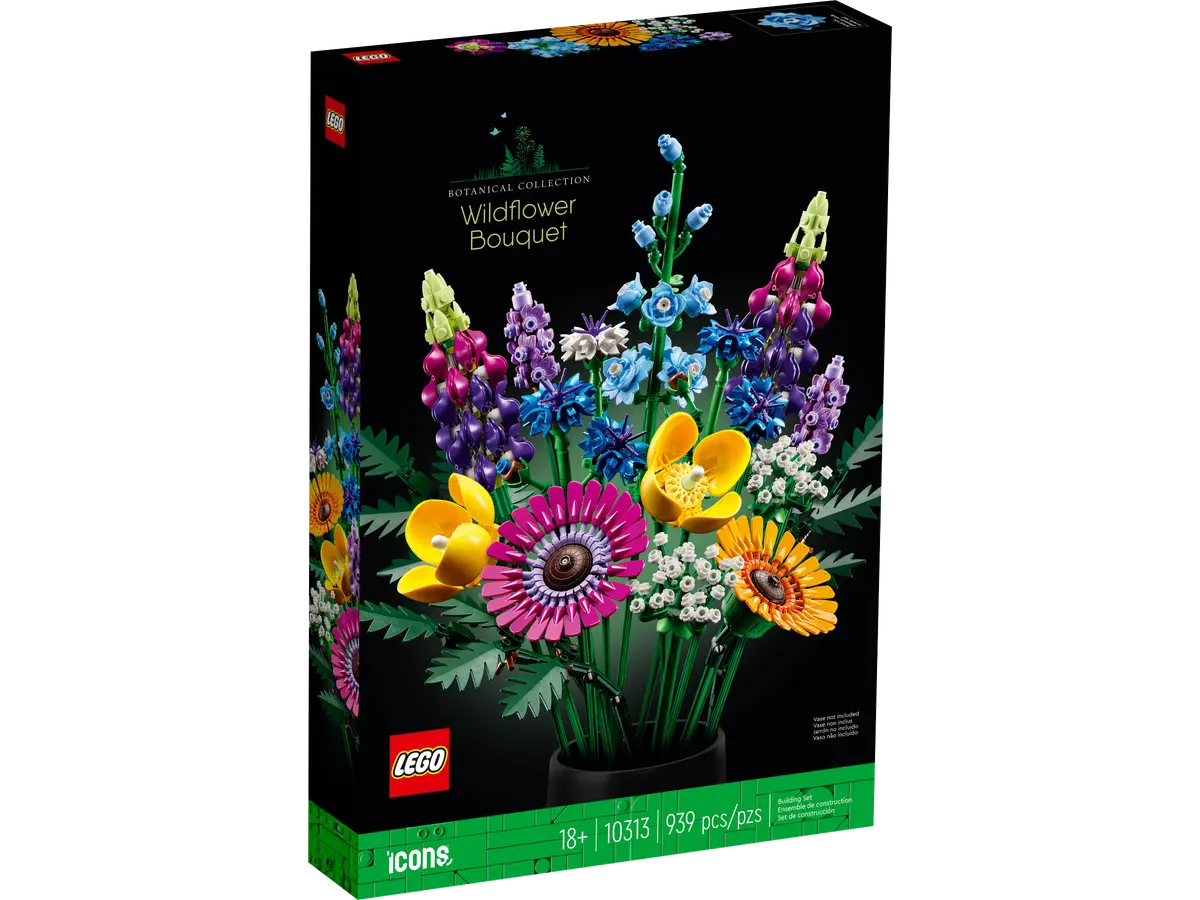 LEGO® Icons Creator Expert - Buchet de flori de camp 10313, 939 piese