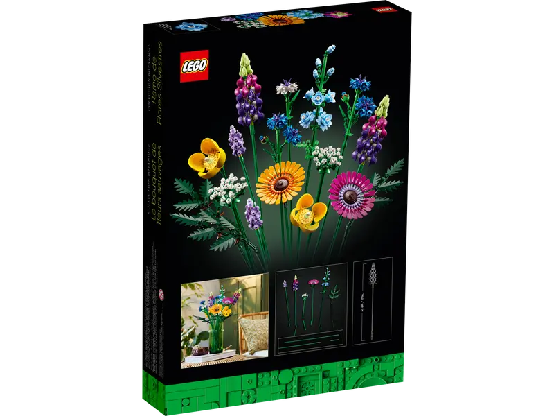 LEGO® Icons Creator Expert - Buchet de flori de camp 10313, 939 piese