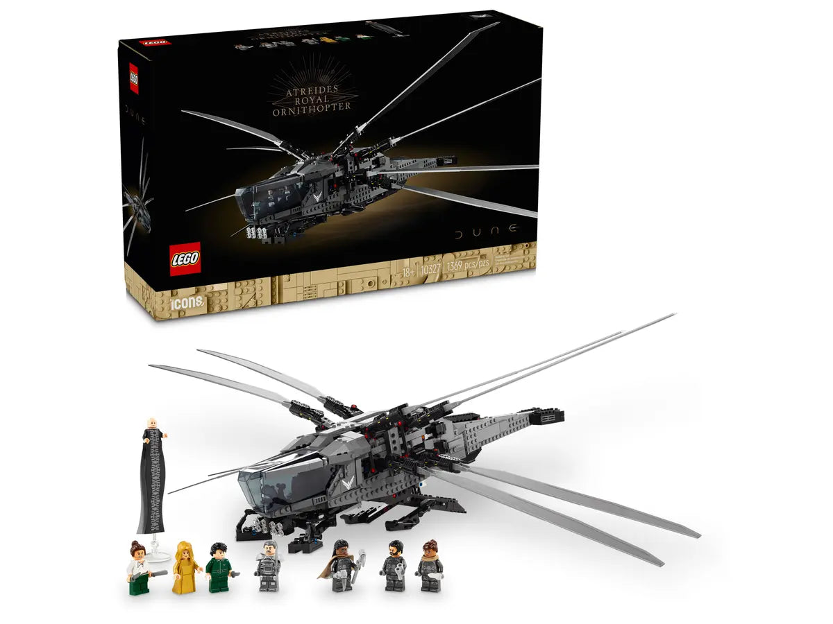 LEGO® Icons Creator Expert - Dune Atreides Royal Ornithopter 10327, 1369 piese