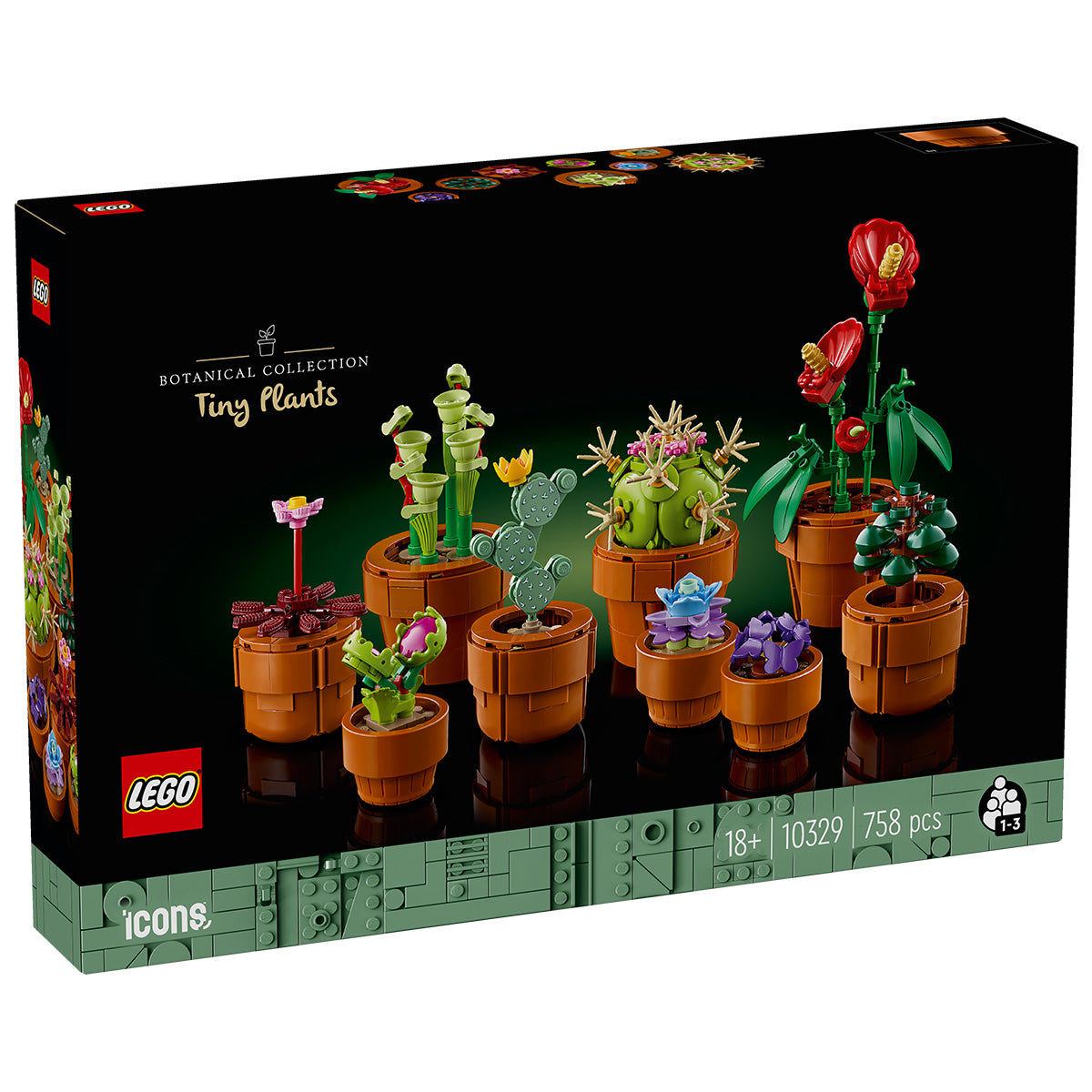 LEGO® Icons Creator Expert - Plante de mici dimensiuni 10329, 758 piese