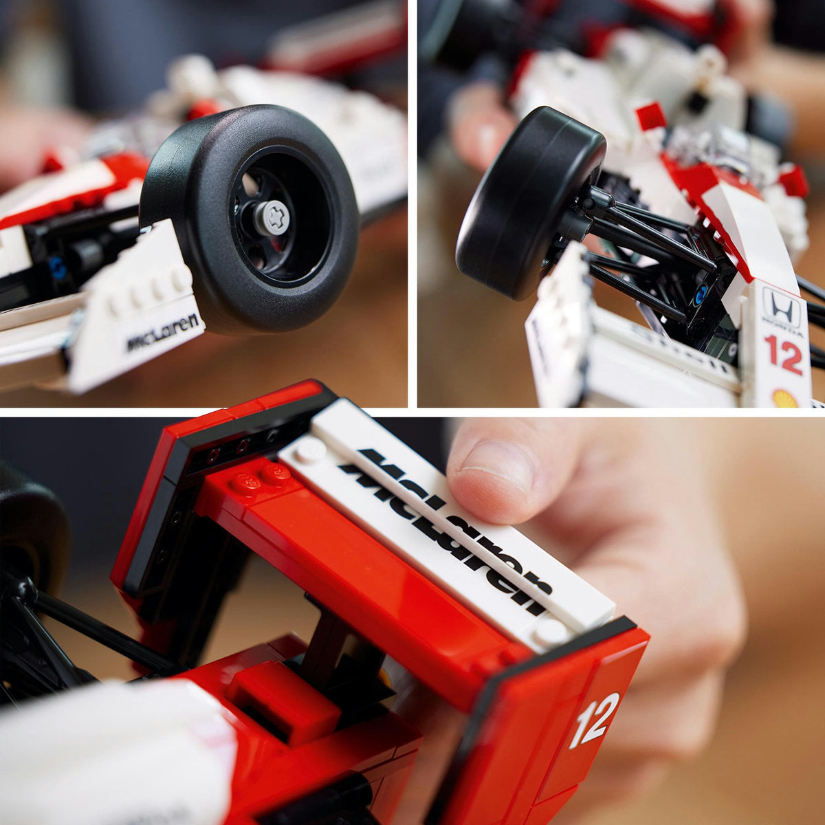 LEGO® Icons Creator Expert - McLaren MP4/4 si Ayrton Senna 10330, 693 piese