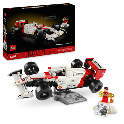 LEGO® Icons Creator Expert - McLaren MP4/4 si Ayrton Senna 10330, 693 piese