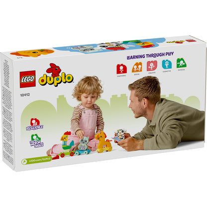 LEGO® DUPLO® - Tren cu animale 10412, 19 piese