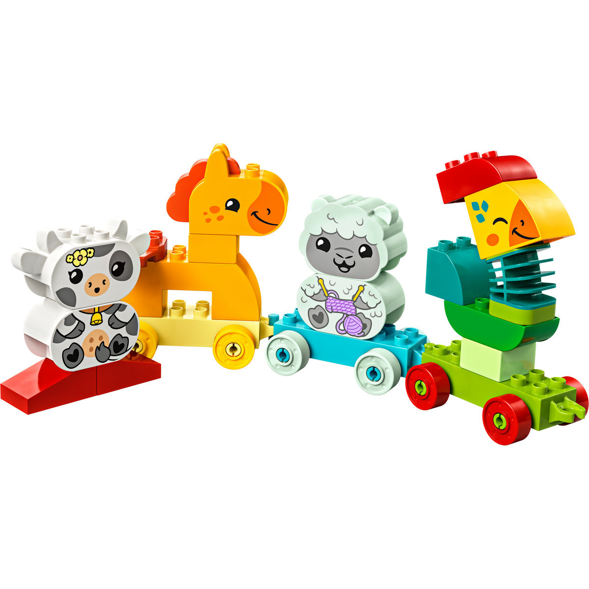 LEGO® DUPLO® - Tren cu animale 10412, 19 piese