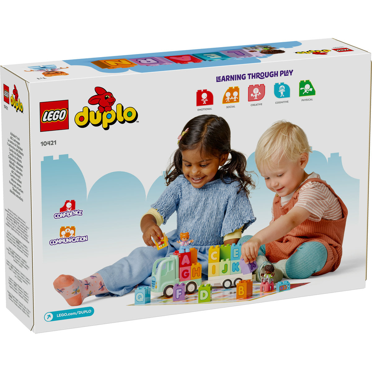 LEGO® DUPLO® - Camion cu alfabet 10421, 36 piese