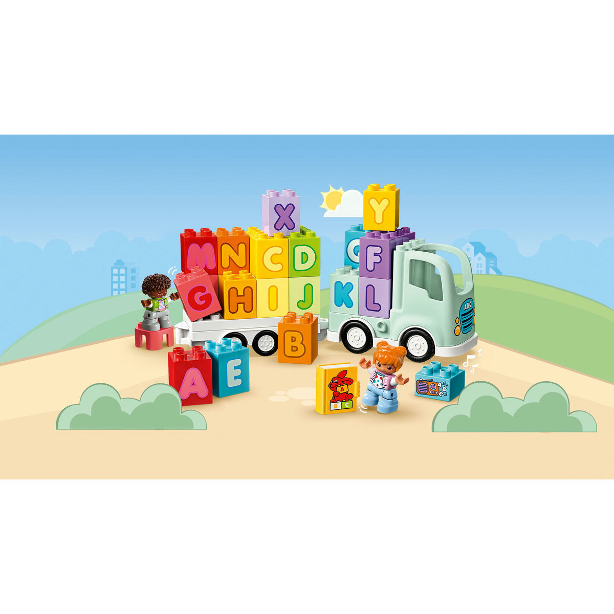 LEGO® DUPLO® - Camion cu alfabet 10421, 36 piese