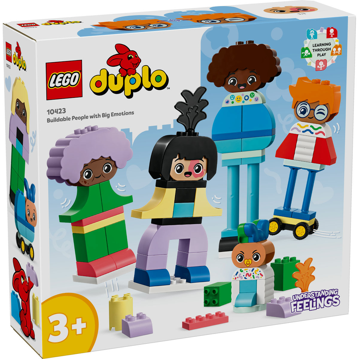 LEGO® DUPLO® - Oameni construibili cu emotii mari 10423, 71 piese