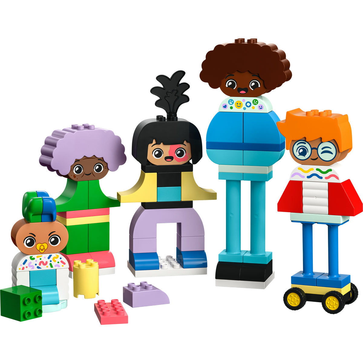 LEGO® DUPLO® - Oameni construibili cu emotii mari 10423, 71 piese