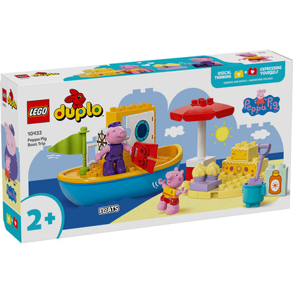 LEGO® DUPLO® - Excursia cu barca a Purcelusei Peppa 10432, 23 piese