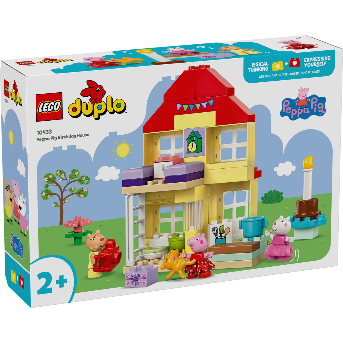 LEGO® DUPLO® - Casa aniversara a Purcelusei Peppa 10433, 59 piese