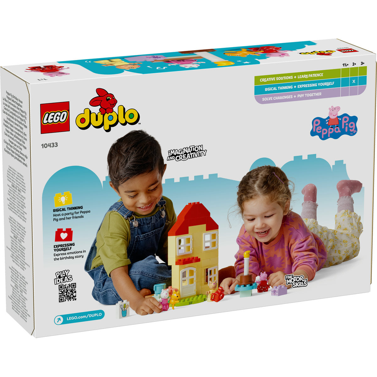 LEGO® DUPLO® - Casa aniversara a Purcelusei Peppa 10433, 59 piese