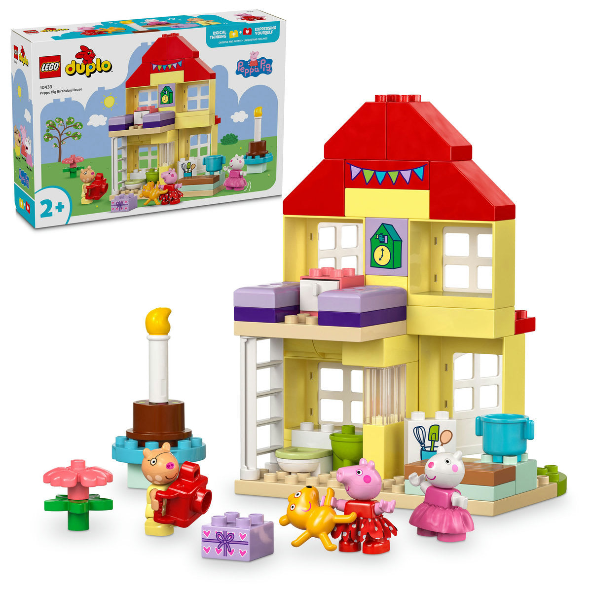LEGO® DUPLO® - Casa aniversara a Purcelusei Peppa 10433, 59 piese