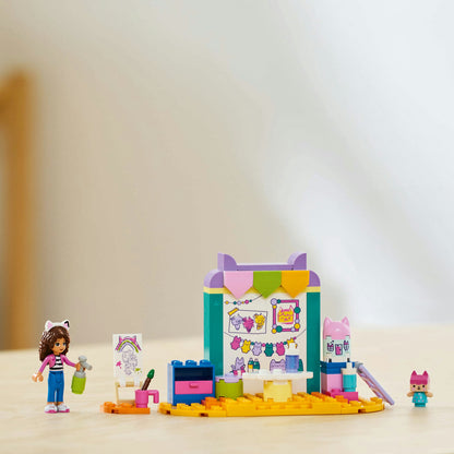 LEGO® Gabby's Dollhouse - Creatii mestesugite cu Bebe Cutiuta 10795, 60 piese