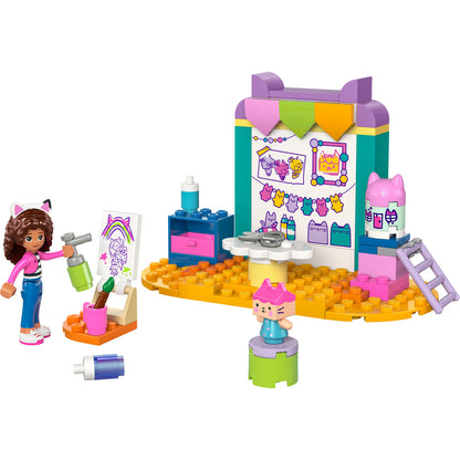 LEGO® Gabby's Dollhouse - Creatii mestesugite cu Bebe Cutiuta 10795, 60 piese