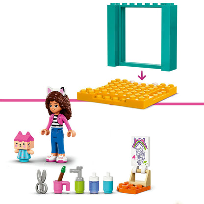 LEGO® Gabby's Dollhouse - Creatii mestesugite cu Bebe Cutiuta 10795, 60 piese