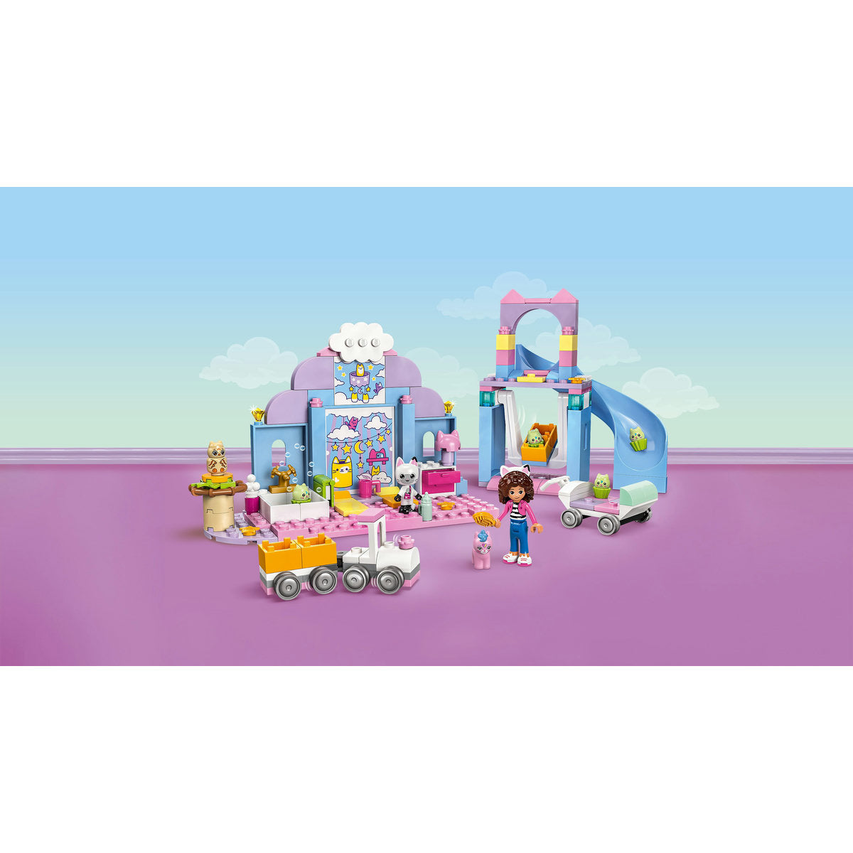 LEGO® Gabby's Dollhouse - Urechea cu Pisi-Cresa a lui Gabby 10796, 165 piese