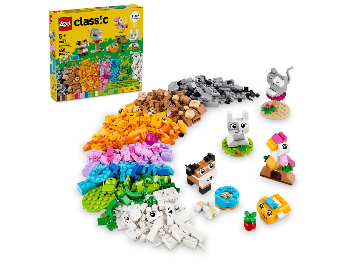 LEGO® Classic - Animalute creative 11034, 450 piese