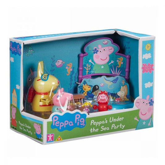 Peppa Pig - under the sea party - 3 figurine si accesorii