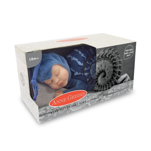 Papusa Anne Geddes - Melc 23 cm - albastru