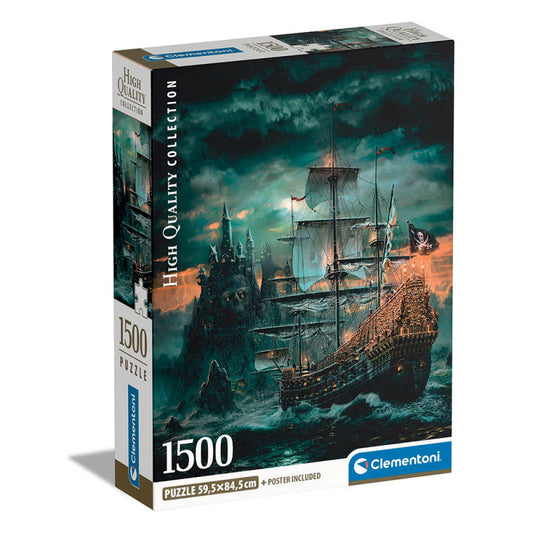 Puzzle Compact 1500 Piese - Corabia Piratilor