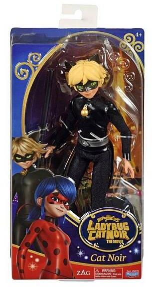 Miraculos Buburuza - Papusa Cat Noir 29 Cm