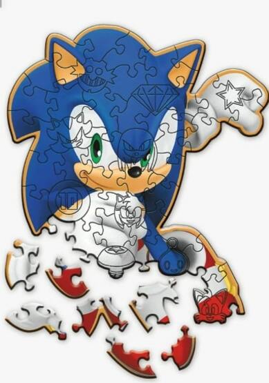 Puzzle lemn junior 50 piese - Sonic The Hedgehog