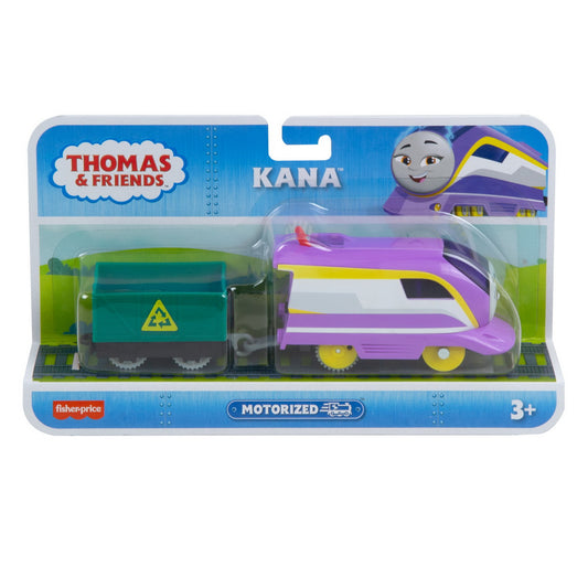 Locomotiva motorizata Thomas si prietenii Kana cu vagon