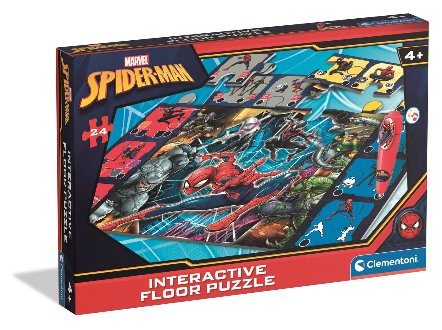 Covor Puzzle Interactiv - 24 piese - Spiderman