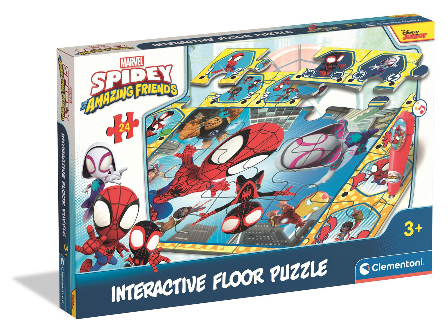 Covor Puzzle Interactiv - 24 piese - Spidey