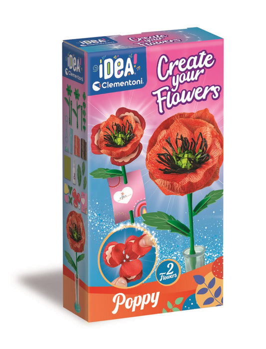 Create Your Flowers - Set Creare Flori - Poppy
