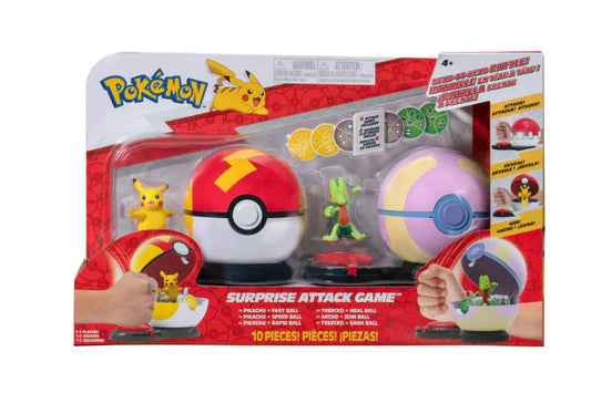 Pokemon Battle Game - Pikachu With Speed Ball Vs. Arcko With Soin Ball